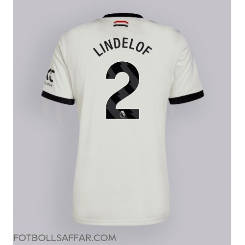 Manchester United Victor Lindelof #2 Tredjeställ 2024-25 Kortärmad